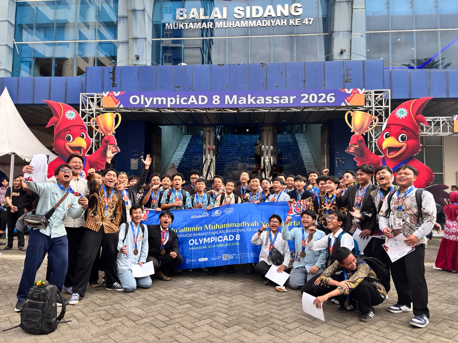 Mu&rsquo;allimin Yogyakarta Berjaya di Makassar, Borong 21 Emas di OlympicAD VIII