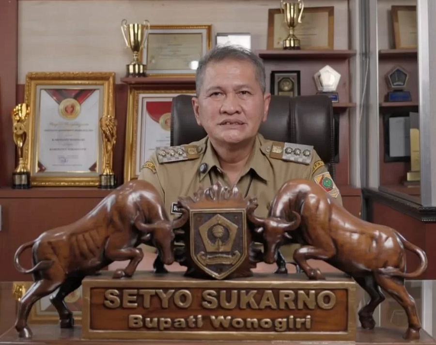 Bupati Wonogiri Setyo Sukarno.