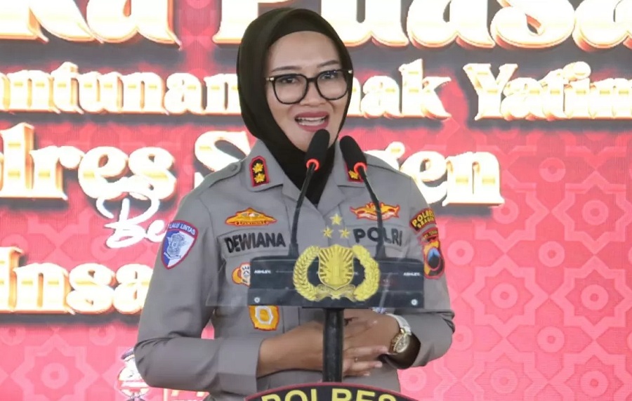 Kapolres Sragen AKBP Dewiana Syamsu Indyasari.