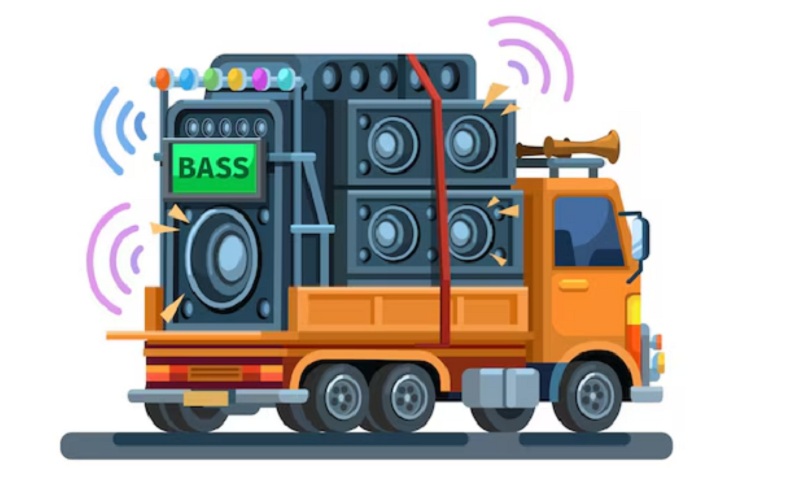 Ilustrasi sound horeg.