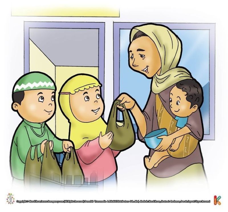 Ilustrasi Zakat Fitrah.