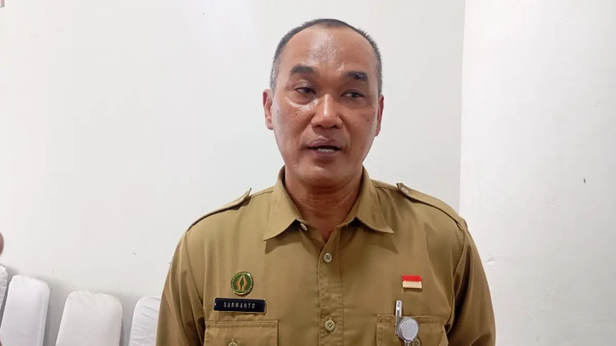 TIDAK ADA PHK :&nbsp;&nbsp;Kepala Badan Kepegawaian dan Pengembangan Sumber Daya Manusia (BKPSDM) Kota Jogja Sarwanto saat ditemui di Taman Budaya Embung Giwangan, Senin&nbsp; (30/3/2026). (IWAN&nbsp;NURWANTO/RADAR JOGJA)