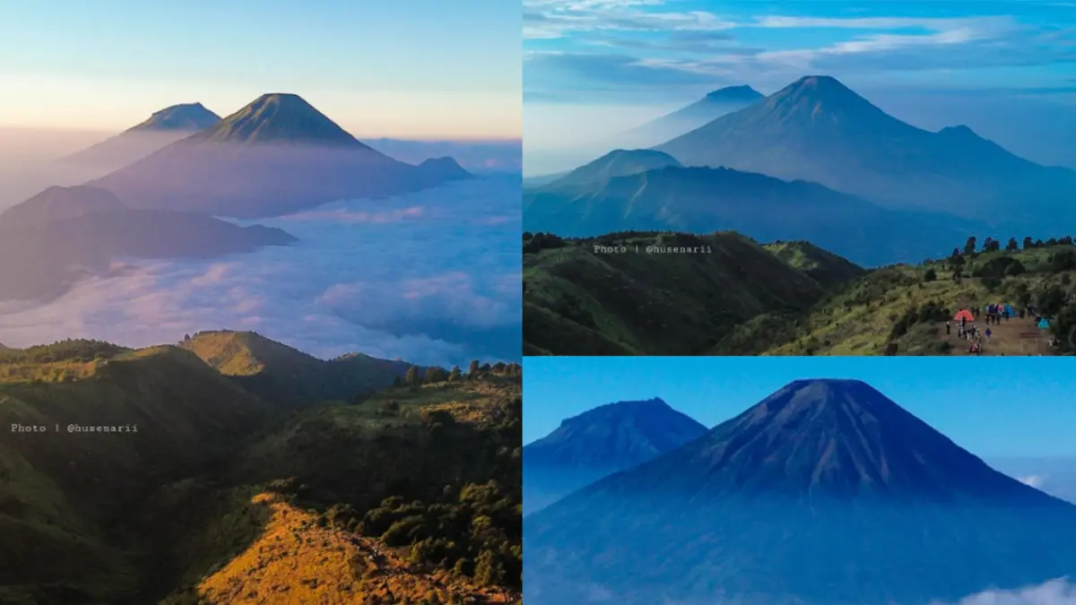 Keindahan Gunung Frau. (Tangkapan Instagram/@Husenari_)