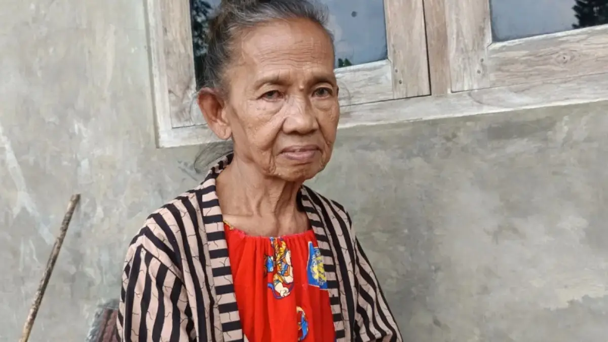 Supiyah, istri Gepeng Srimulat. A. Christian/Radar Solo
