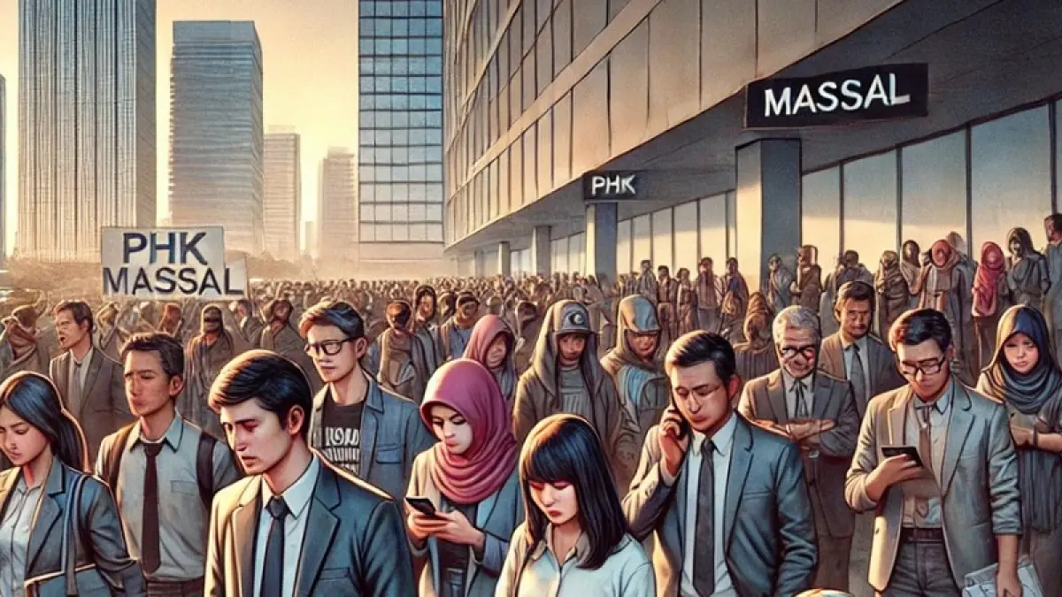 Ilustrasi PHK massal.