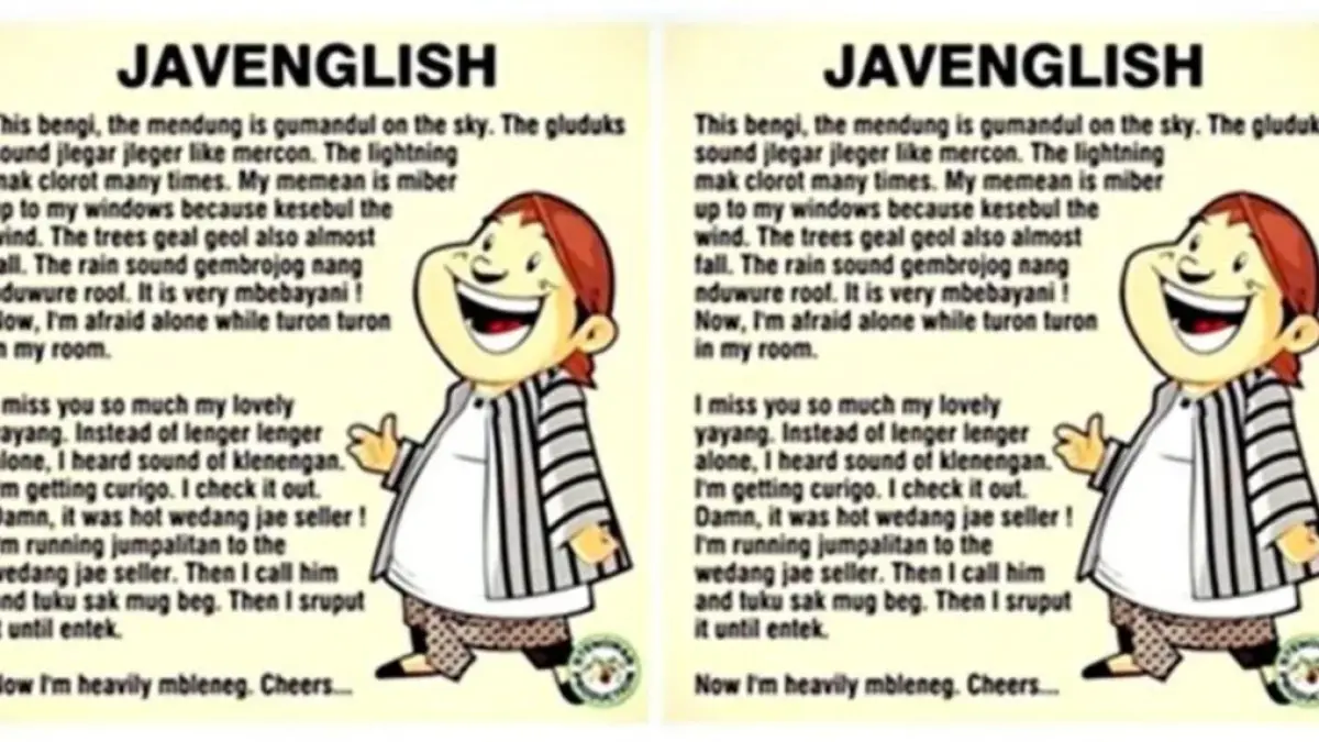 ilustrasi bahasa Inggris
