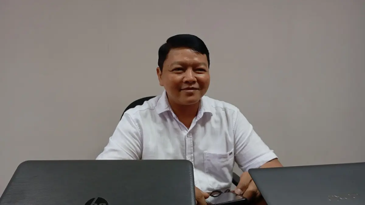 CAPTION: Sekretaris DPRD Kota Jogja Antonius Bambang Agung Adrijanto saat ditemui di kantornya, Rabu (13/5/2026). IWAN NURWANTO/RADAR JOGJA