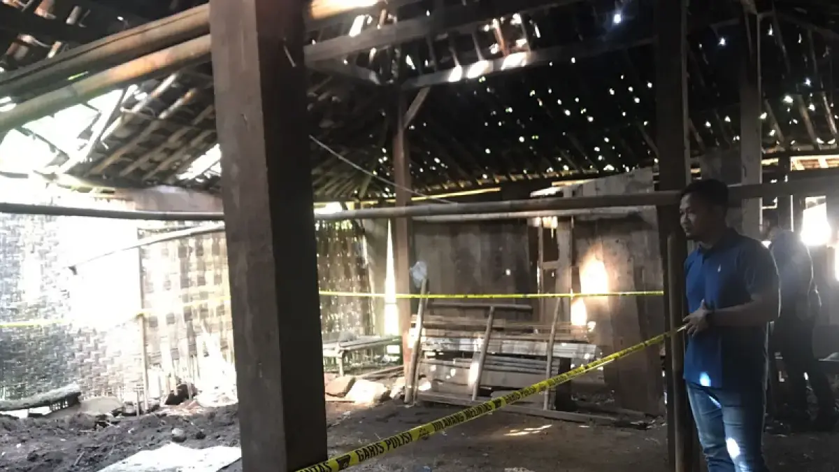 Lokasi belakang rumah tempat ditemukan warga Andong, Boyolali. ABDUL KHOFID/RADAR SOLO