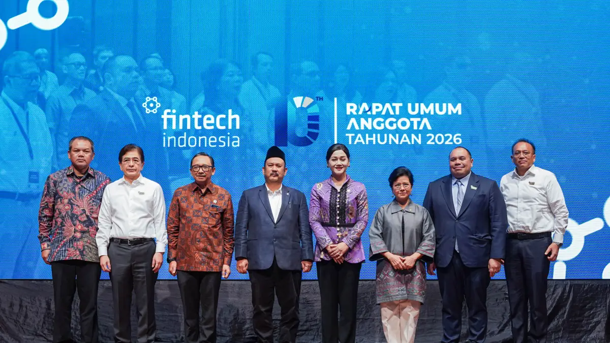 Rapat Umum Anggota (RUA) AFTECH tahun 2026 yang dihadiri para pemimpin regulator dan pemangku kepentingan strategis nasional, mencerminkan posisi AFTECH sebagai mitra pemerintah yang semakin dipercaya dalam mendorong transformasi keuangan digital Indonesia.