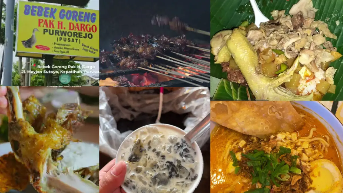 Kuliner menarik yang wajib dicoba ketika berkunjung ke Purworejo. (Kolase Berbagai Sumber)