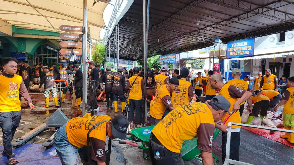 Masjid Jogokariyan Sembelih 160 Hewan Kurban dalam Sehari