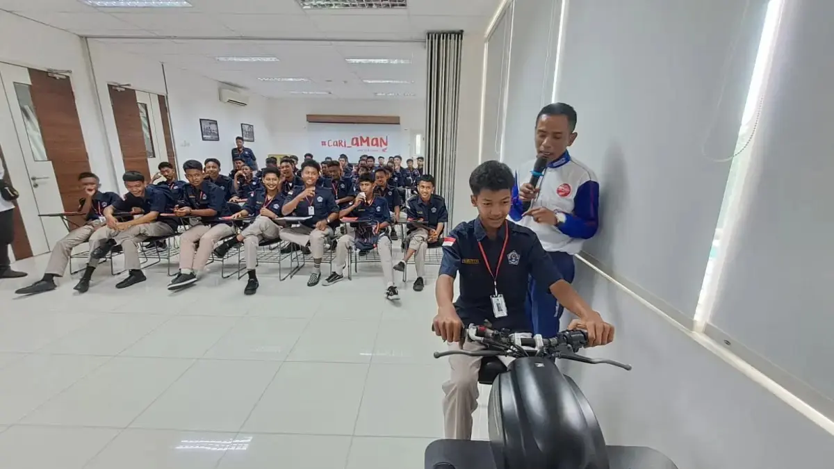 Momen siswa SMK Budi Utomo Lampung, Sumatera Selatan saat melakukan kunjungan ke Astra Motor Yogyakarta pada 12 Mei 2026 lalu.
