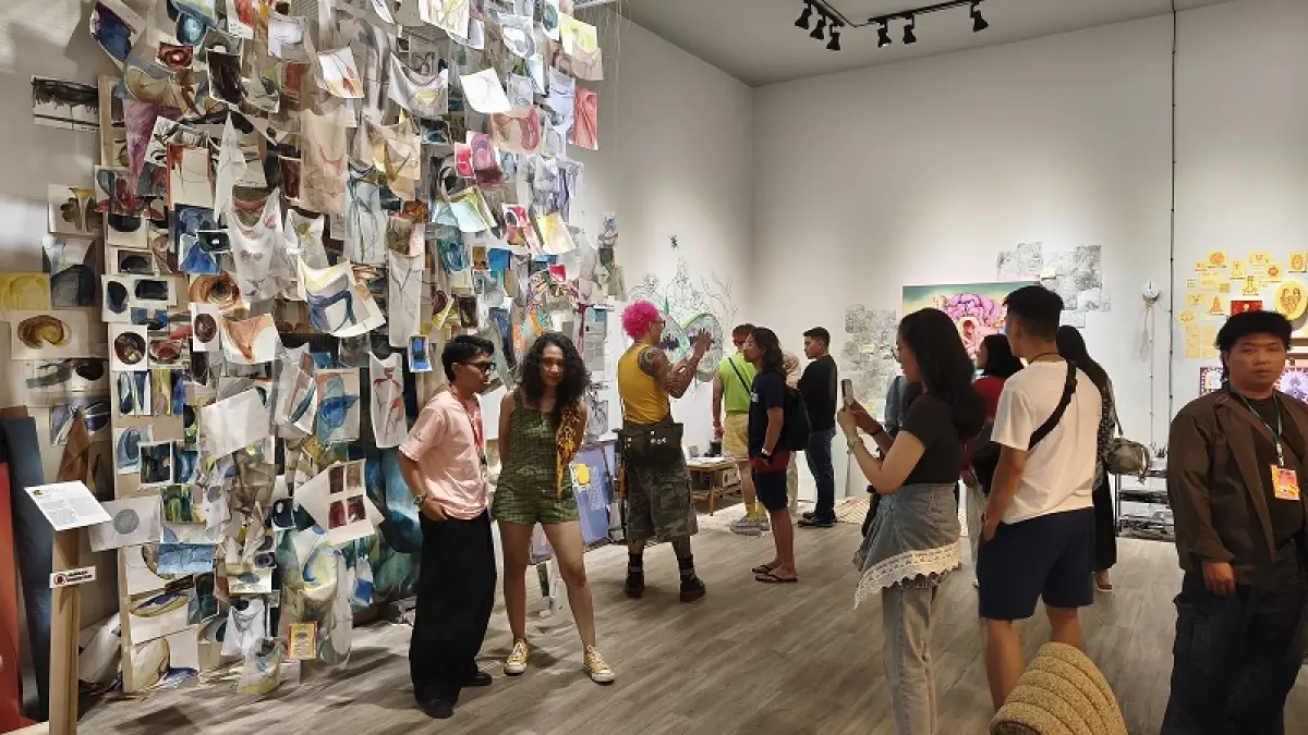Ilustrasi foto para pengunjung yang datang ke ARTJOG 2026. Fahmi Fahriza /Radar Jogja
