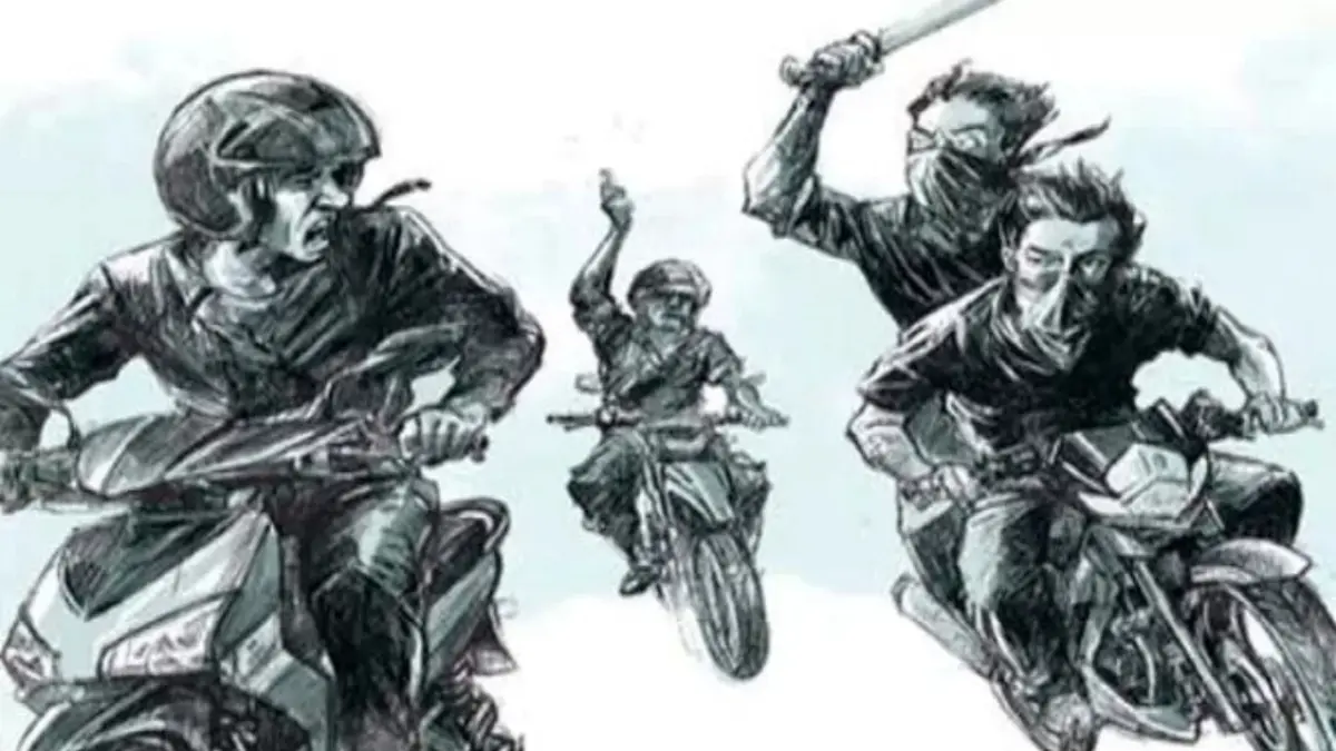Ilustrasi Begal