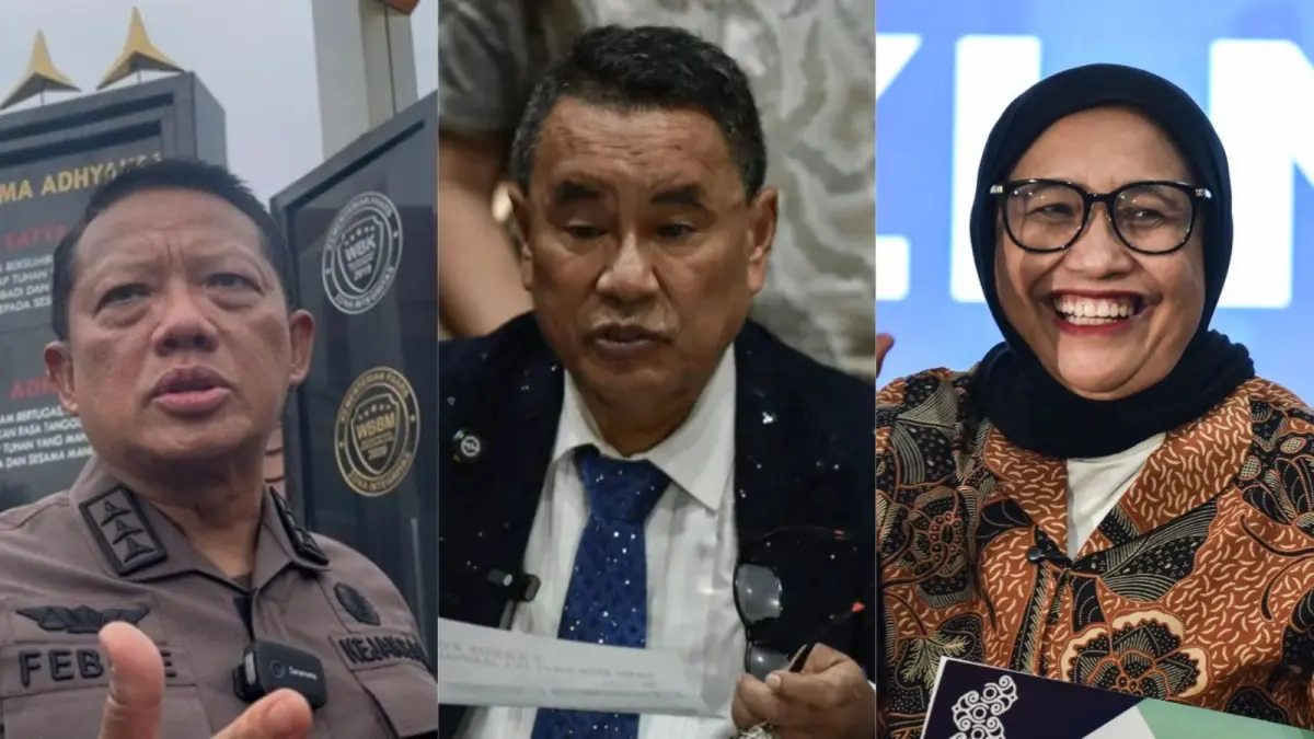Dari kiri: Febrie Adriansyah, Hotman Paris, Nanik S Deyang. (Kolase)