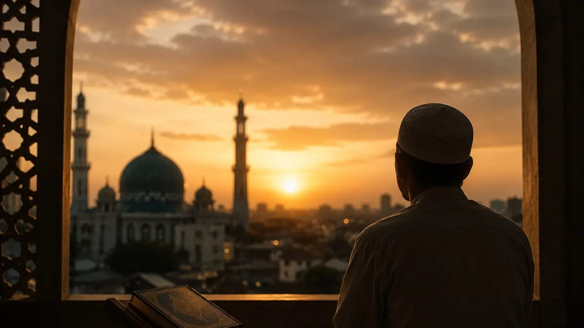 Ilustrasi mencari perlindungan Allah SWT.