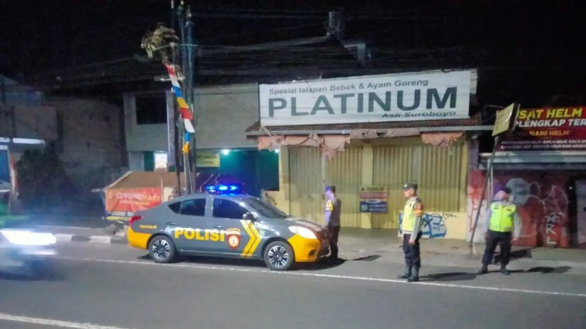 TKP: Penanganan kasus kejahatan jalanan di kawasan Maguwoharjo Minggu (2/8) dini hari. (Dokumentasi Polresta Sleman)