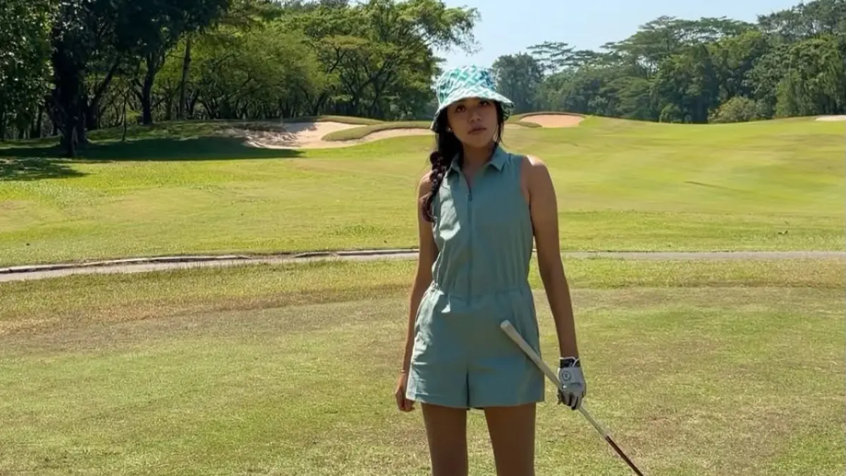 Potret Jesslyn Wijaya ketika bermain golf yang diunggah melalui akun media sosial pribadinya pada Juli 2026. (Instagram/jesswijgolf)