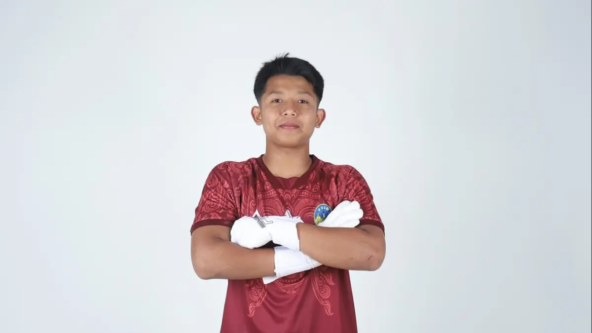 Kiper muda PSIM Jogja Athaullah Daib
