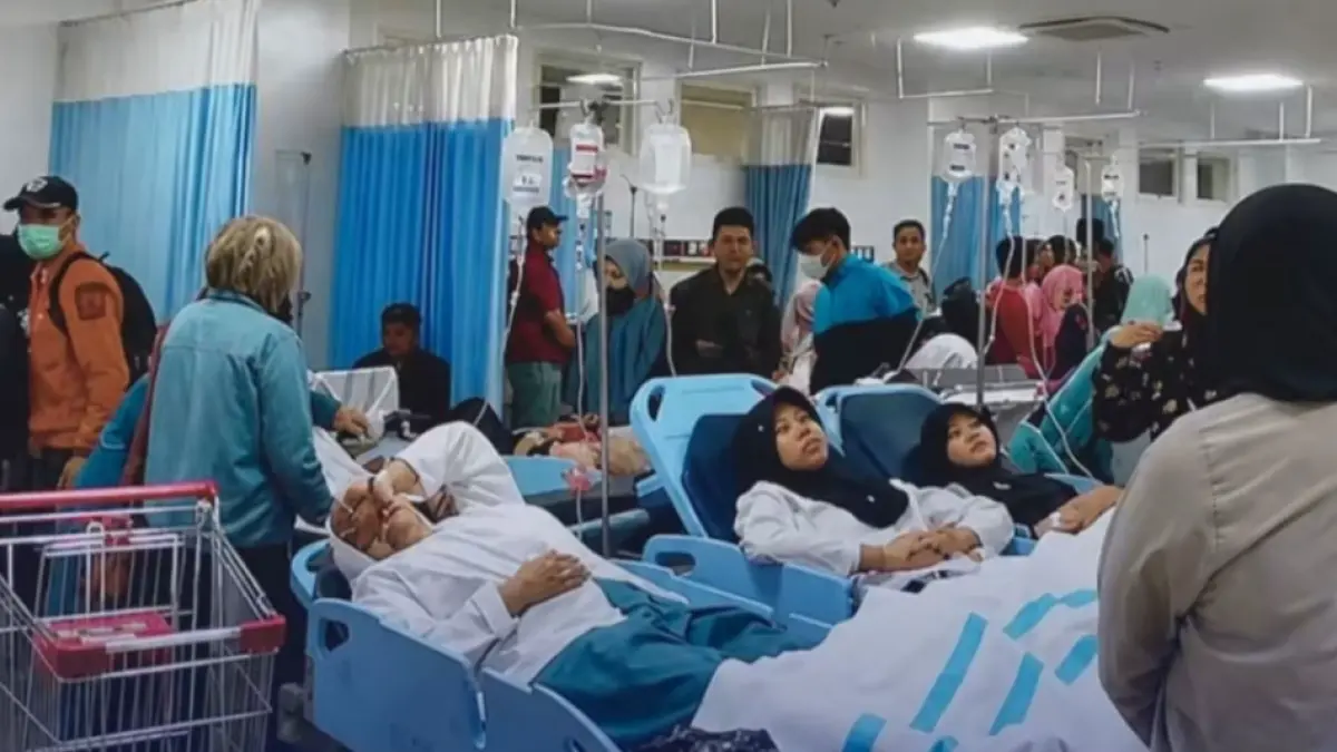 Santri diduga keracunan MBG di Sidoharjo, Jawa Timur. (ISTIMEWA)