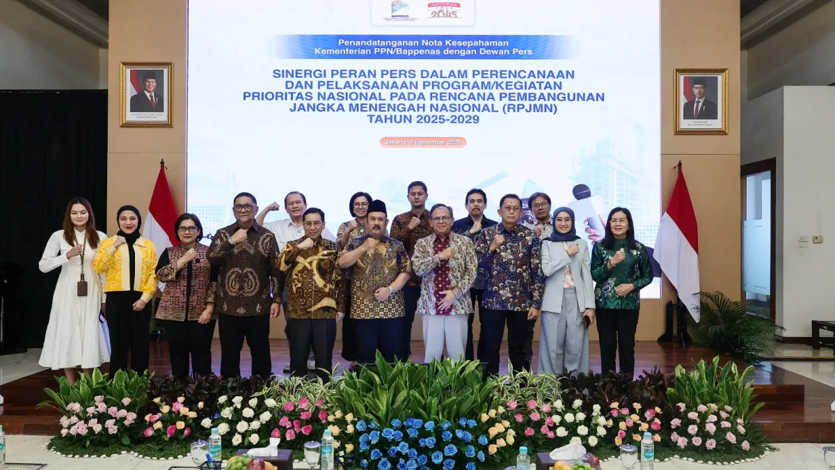 Bappenas Gandeng Dewan Pers Kawal RPJMN 2025–2029
