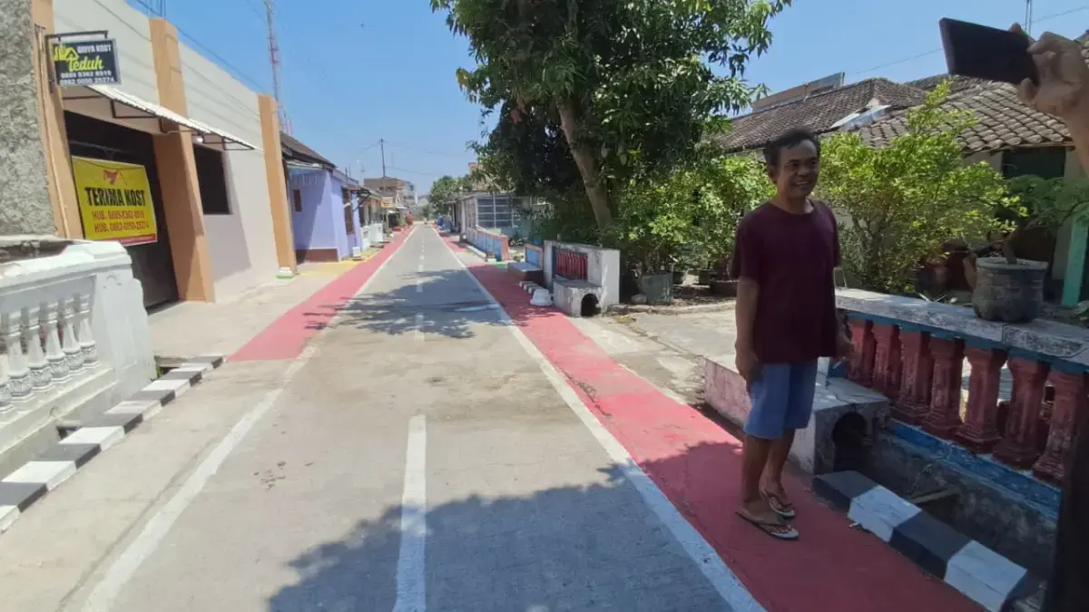 Lokasi S menikam Ngadiman, petani warga Dukuh Masaran RT 31, Desa/Kecamatan Masaran, Sragen, Minggu (13/9).&nbsp; AHMAD KHAIRUDIN/RADAR SOLO