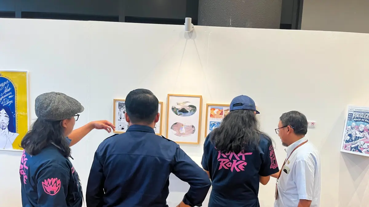 Yogyakarta Komik Weeks 2026 diselenggarakan di GIK UGM, pameran ini menjadi ajang pertemuan para seniman antar lintas generasi