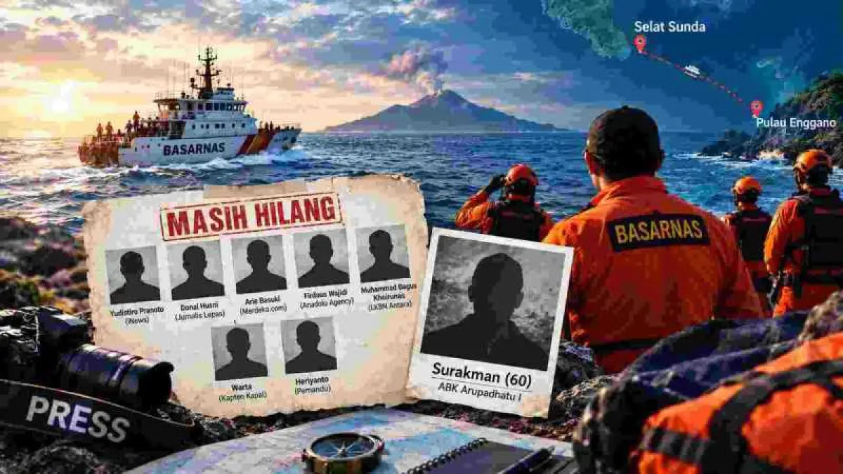 Pancarian awak dan kru kapal Arupadhatu I