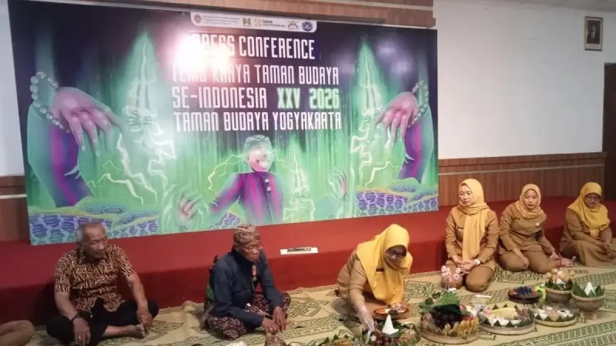 Pesiapan Taman Budaya Yogyakarta sebagai tuan rumah Temu Karya Taman Budaya se-Indonesia tahun 2026 (Dok. ANTARA)