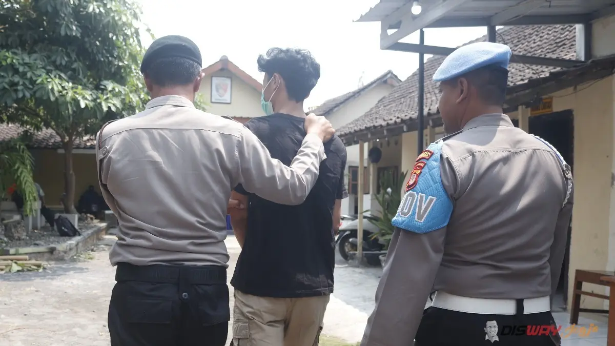 Pelaku diamankan pihak kepolisian
