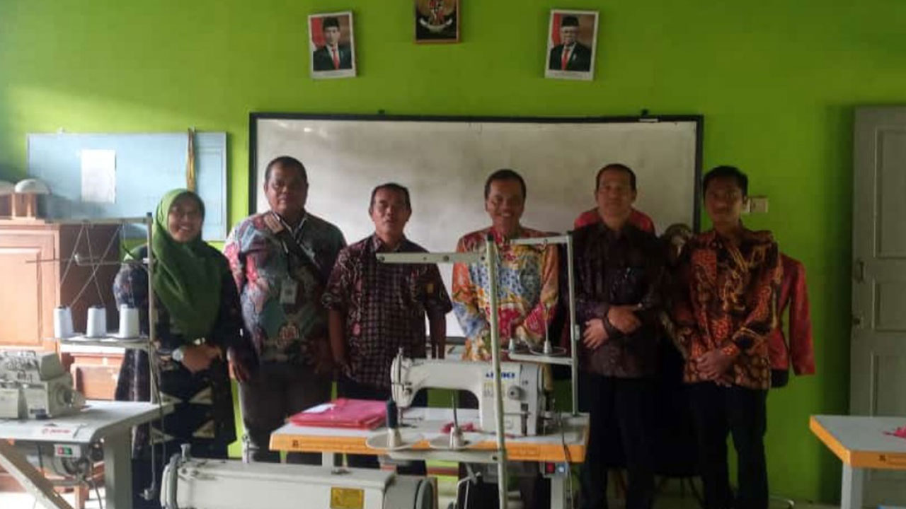 AMAN: Balai Dikmen Gunungkidul bersama pengawas melakukan monitoring di hari kelulusan SMA dan SMK di SMK Maarif, Ngawen, kemarin  (5/5).