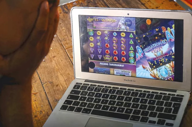 Ilustrasi judi online.