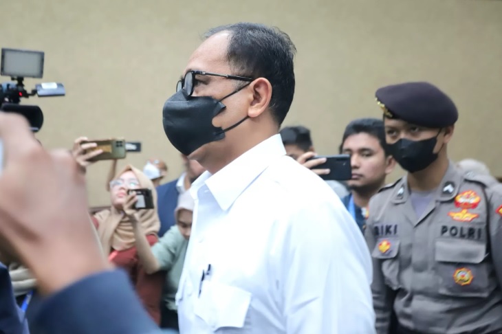 Terdakwa kasus dugaan penerimaan gratifikasi dan tindak pidana pencucuian uang (TPPU) Rafael Alun Trisambodo menjalani sidang lanjutan di Pengadilan Tipikor, Jakarta.