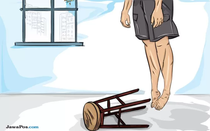 Ilustrasi percobaan bunuh diri
