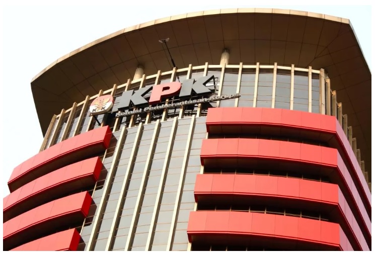 PEMBERANTASAN KORUPSI: Gedung merah putih KPK.