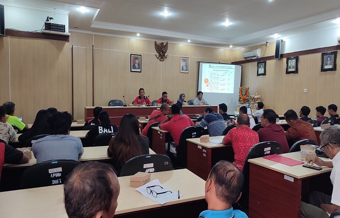 Sosialisasi Perda Nomor 9 Tahun 2023 tentang Pajak Daerah dan Retribusi Daerah yang juga menyasar venue olahraga milik Pemerintah Kabupaten Buleleng.