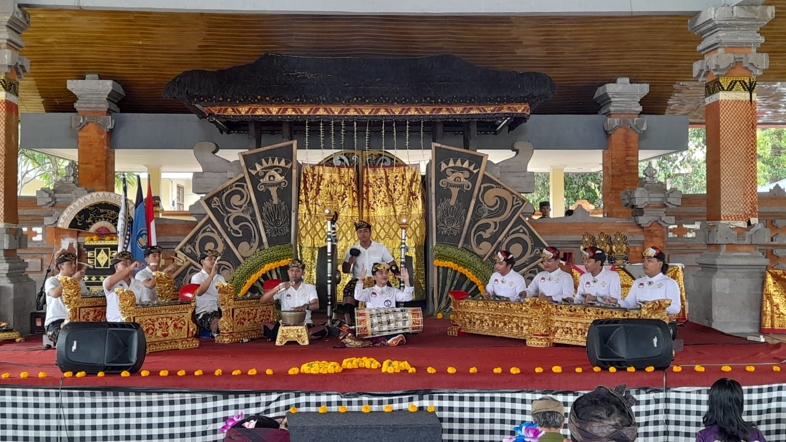 UNJUK GIGI: Ajang Ganesha Art Festival (GAF) 2024 di Wantilan Seni Sasana Budaya, Minggu (4/2/2024).