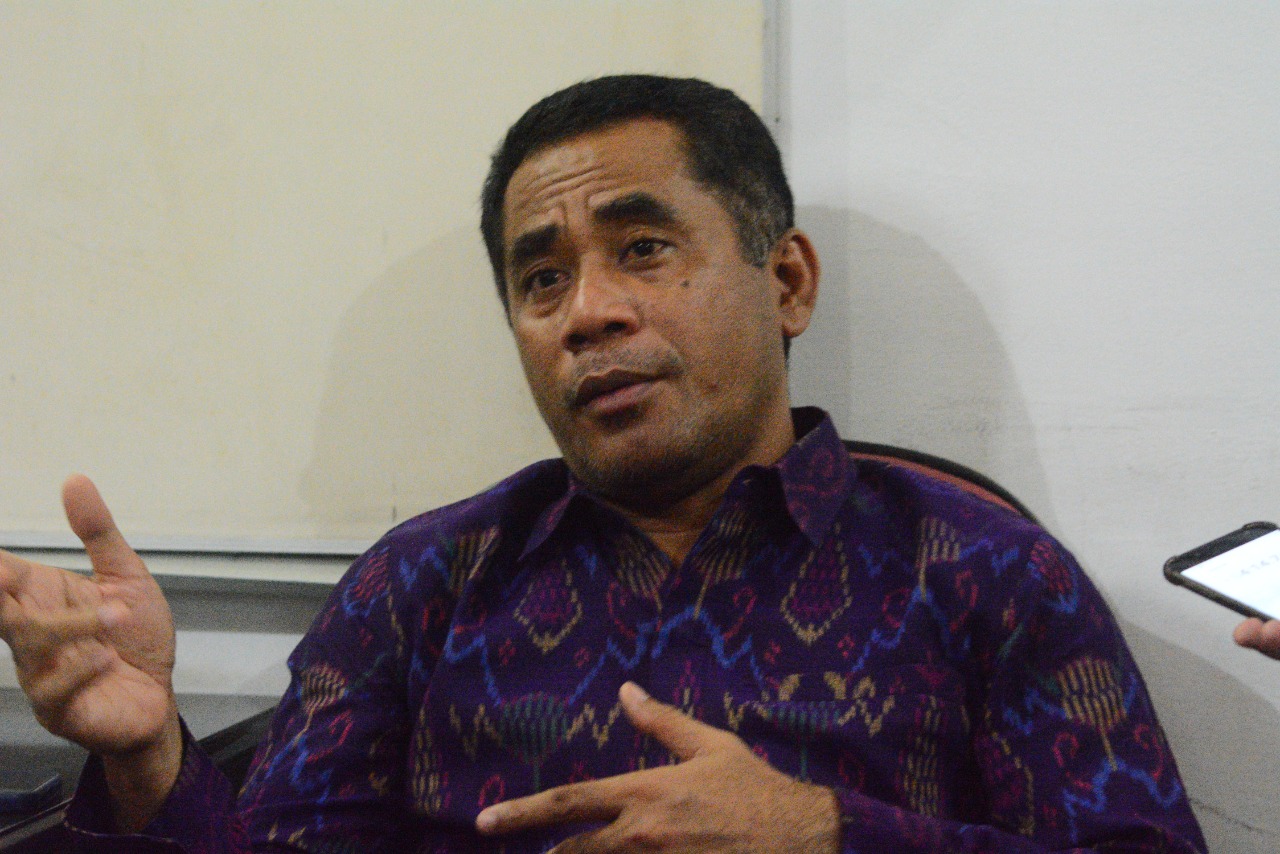 MENIT TERAKHIR: Ketua Badan Pemenangan Pemilu (Bappilu) Golkar Buleleng, Nyoman Gede Wandira Adi.