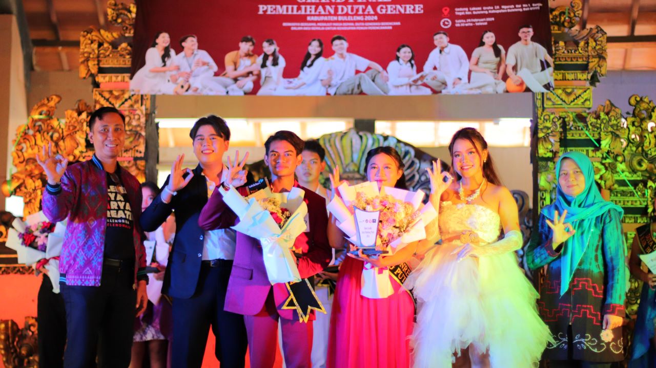 DUTA GENRE: Grand Final pemilihan Duta GenRe Buleleng 2024 di Gedung Wanita Laksmi Graha.