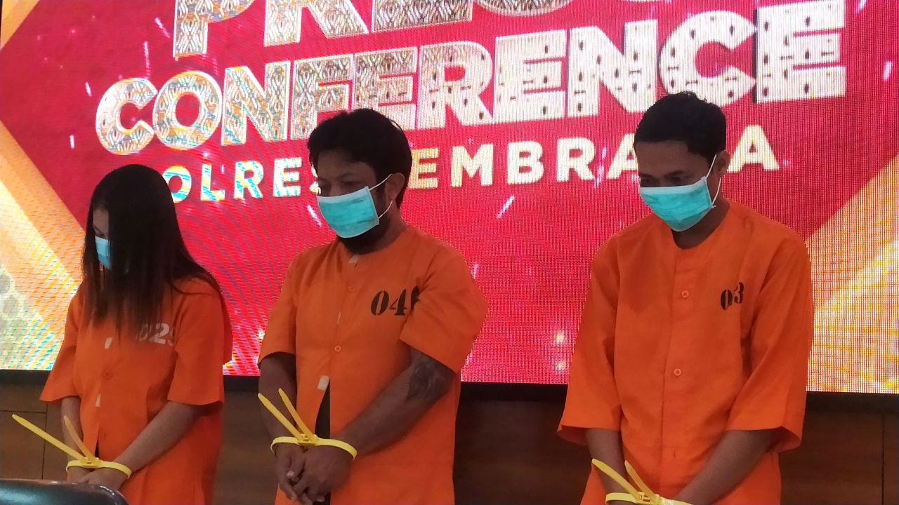 LINTAS JAWA BALI: Press Release Polres Jembrana terkait peredaran narkoba lintas Jawa Bali