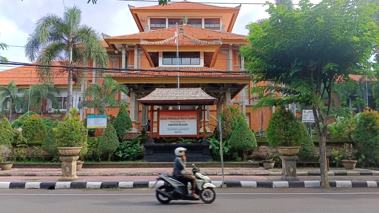 GEDUNG PARLEMEN: Gedung DPRD Buleleng di Jalan Veteran Nomor 2, Singaraja.