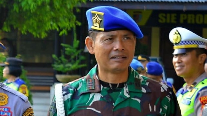 SAAT BERTUGAS: Komandan Subdenpom IX/3-1 Singaraja, Kapten Cpm I Made Ardika saat Apel Operasi Keselamatan Agung di Polres Buleleng belum lama ini.