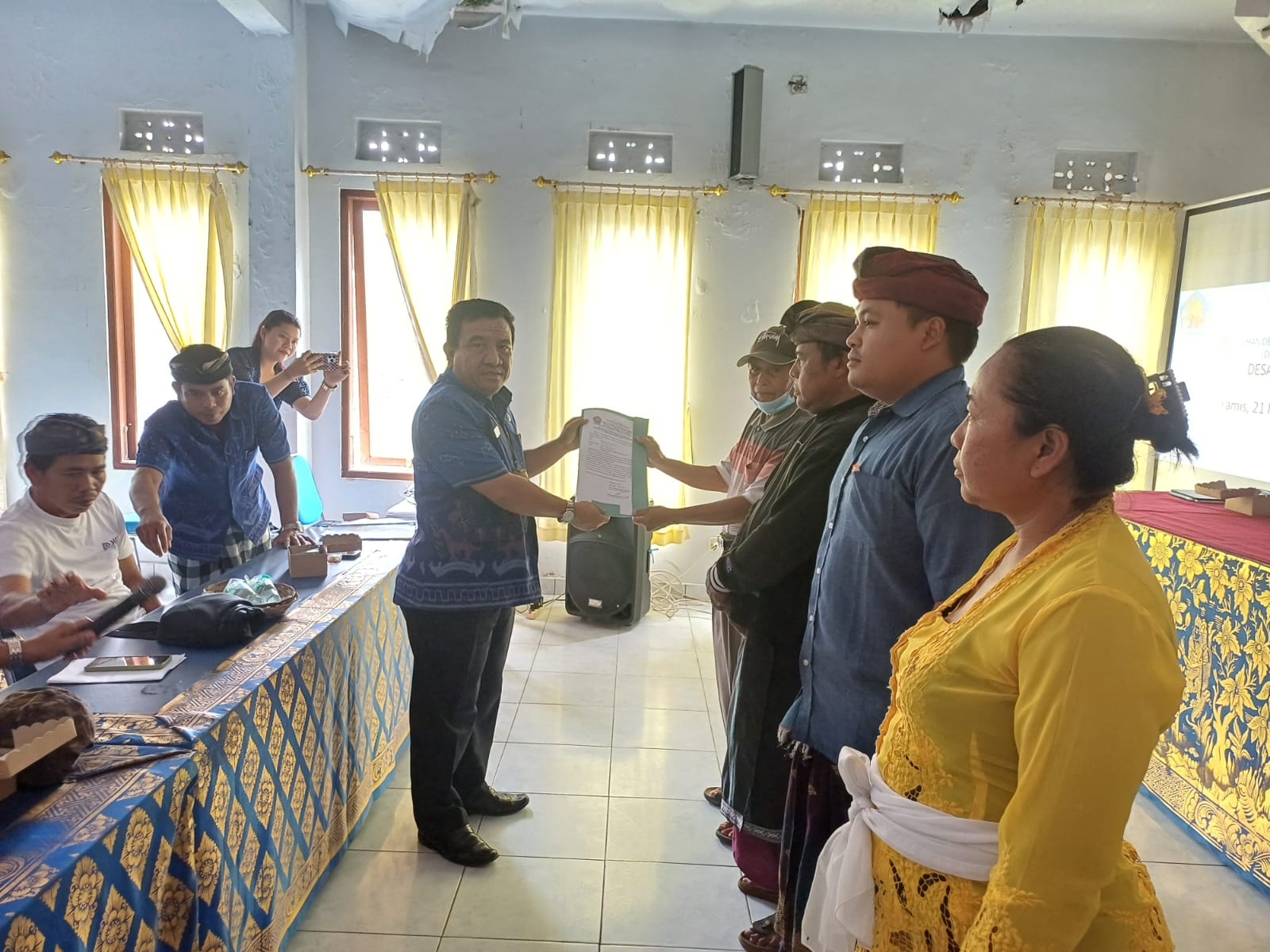 DESTANA: Pengukuhan Desa Tajun di Kecamatan Kubutambahan sebagai Destana.