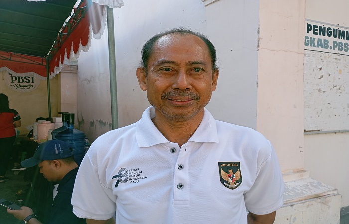 Kadis Kebudayaan Buleleng, Nyoman Wisandika sebut lomba baleganjur HUT Kota Singaraja ke-420 hanya diikuti 10 peserta, yang didominasi sekolah.