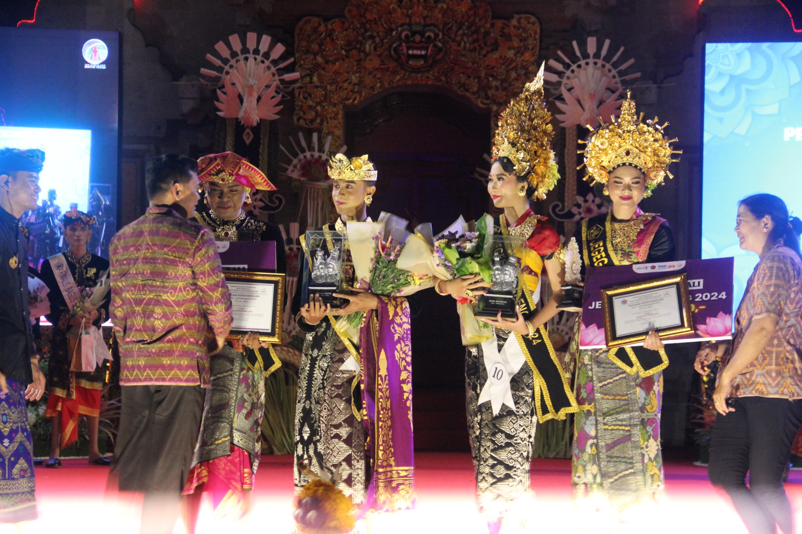 JEGEG BAGUS: Malam grand final Jegeg Bagus Buleleng 2024 di Gedung Kesenian Gde Manik.