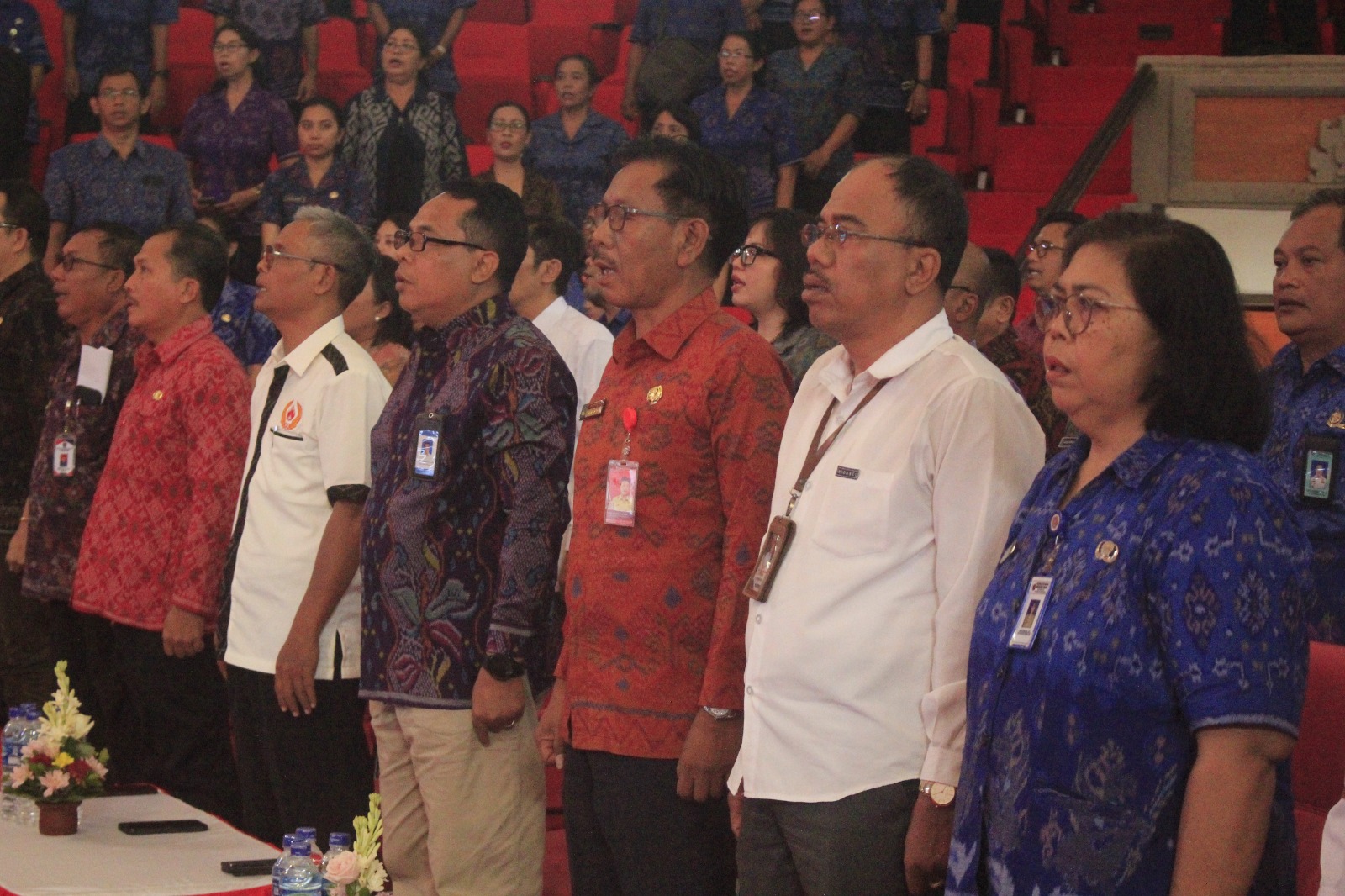 BAHAS PROGRAM: Suasana Rapat Koordinasi Pendidikan (Rakordik) di Gedung Kesenian Gde Manik, pada Selasa (2/4/2024).