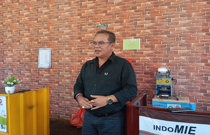 Rektor Undiksha, I Wayan Lasmawan saat memaparkan hasil SNBP Undiksha.