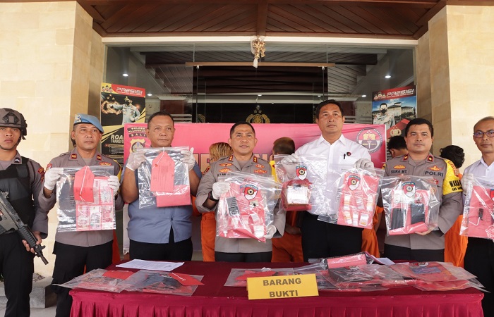 Empat pengedar sabu dan tiga pengguna ditangkap Polres Klungkung.