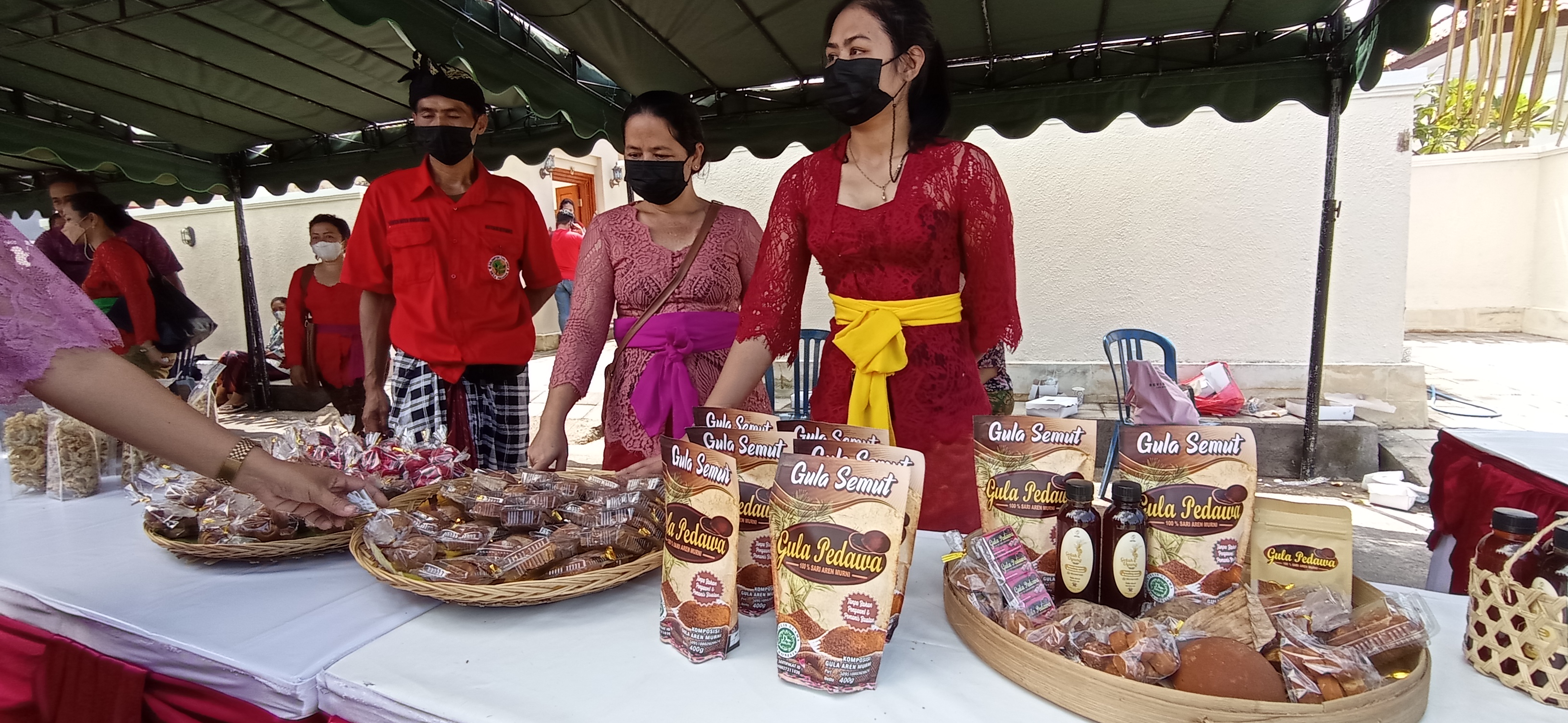 GULA PEDAWA: Salah satu produk gula Pedawa yang dipasarkan pada pameran UMKM beberapa tahun lalu.