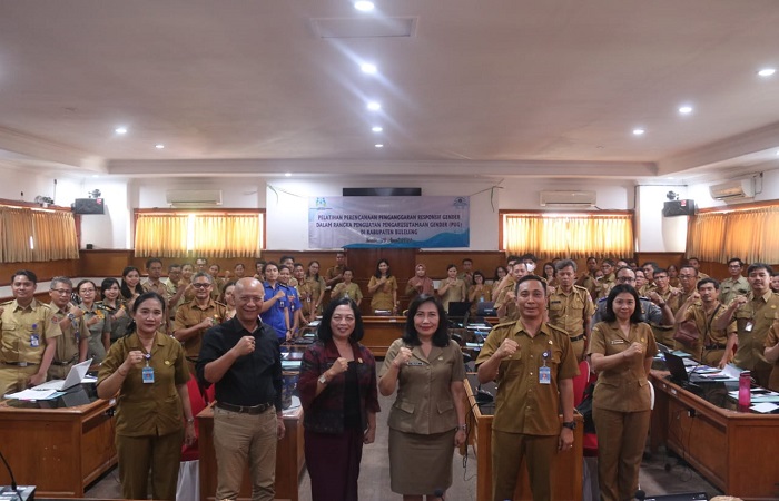 Pemkab Buleleng gelar pelatihan PPRG dalam rangka mengurangi kesetaraan gender.